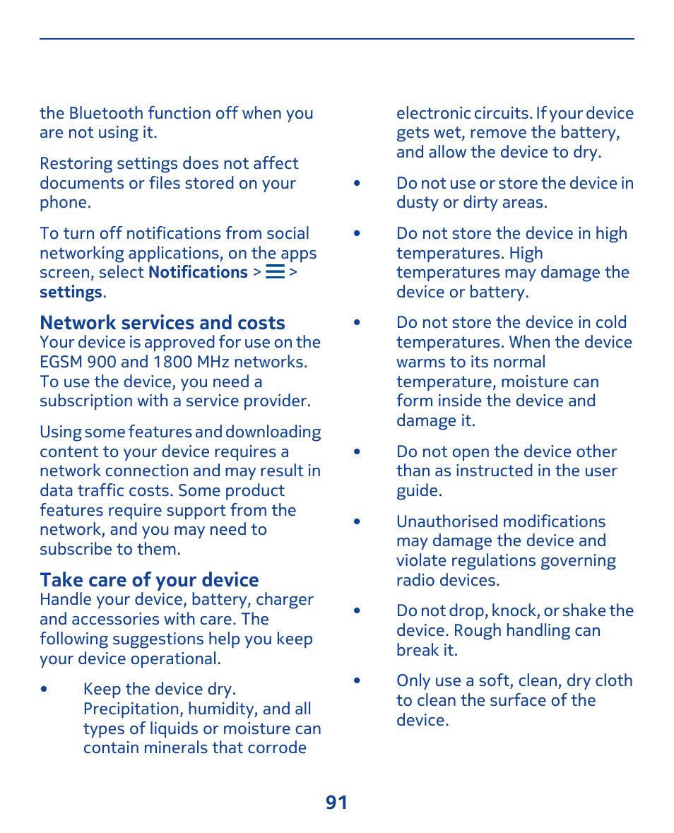 Nokia 309 User Manual | Page 91 / 104