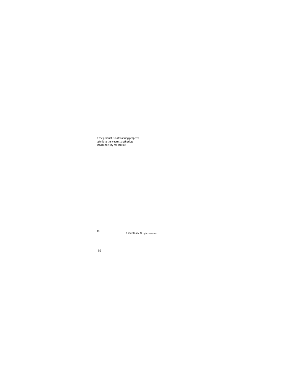 Nokia BH-101 User Manual | Page 10 / 10