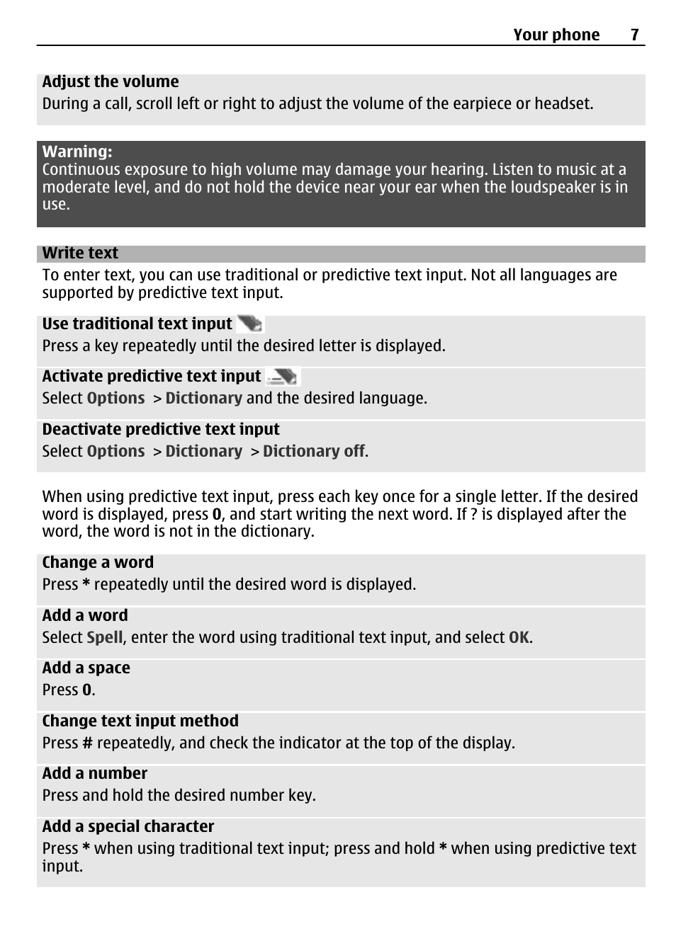 Write text, Message | Nokia 1200 User Manual | Page 7 / 14