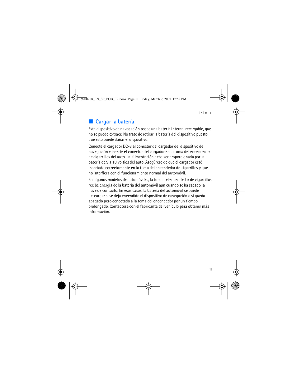 Cargar la batería | Nokia Auto Navigation 330 User Manual | Page 35 / 120