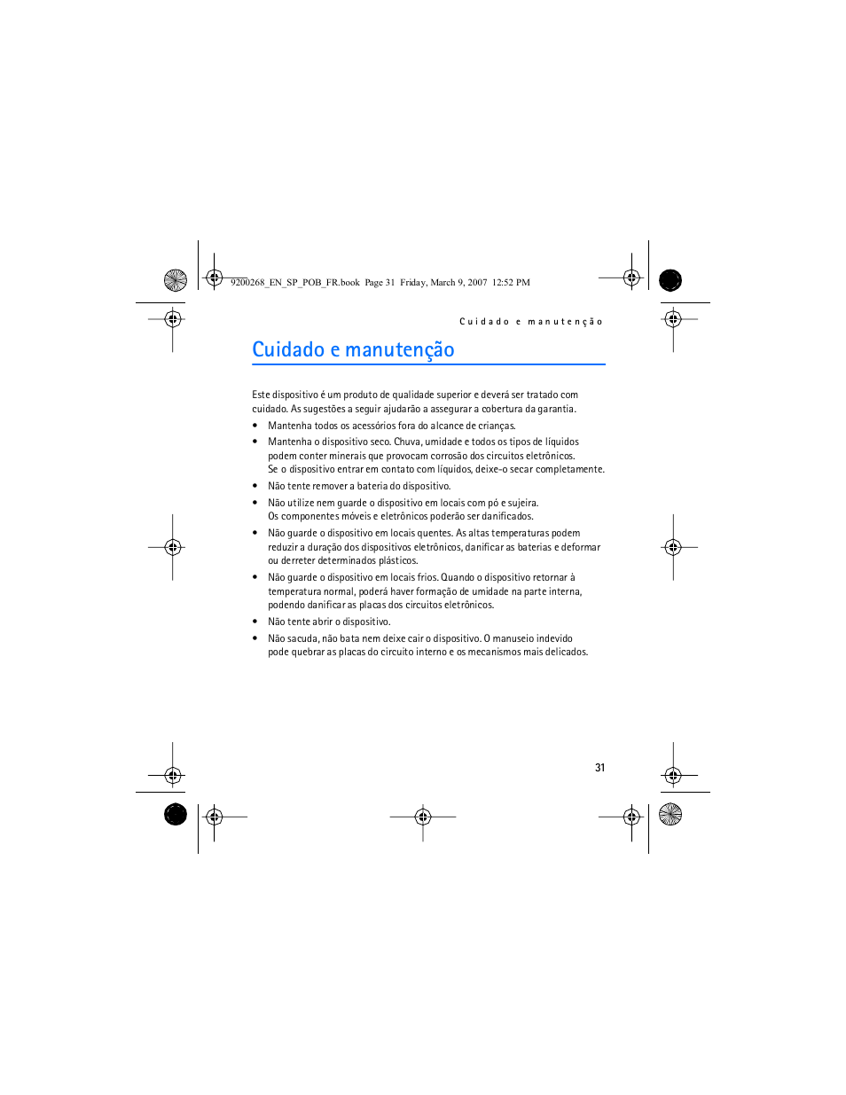Cuidado e manutenção | Nokia Auto Navigation 330 User Manual | Page 87 / 120