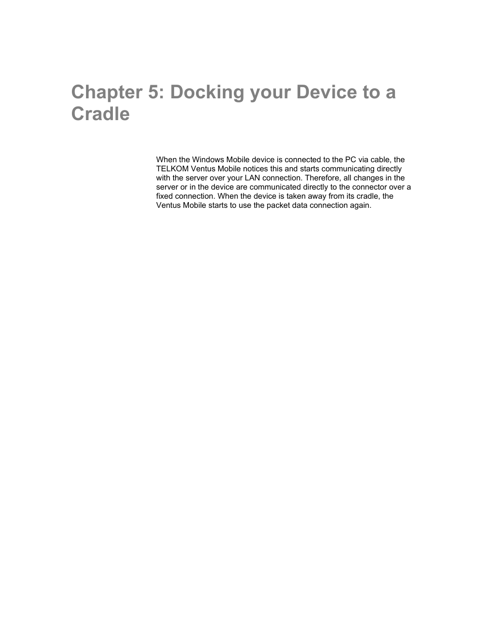 Chapter 5: docking your device to a cradle | Nokia Windows Mobile Pocket PC User Manual | Page 26 / 31