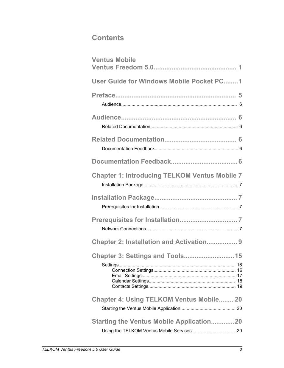 Nokia Windows Mobile Pocket PC User Manual | Page 3 / 31