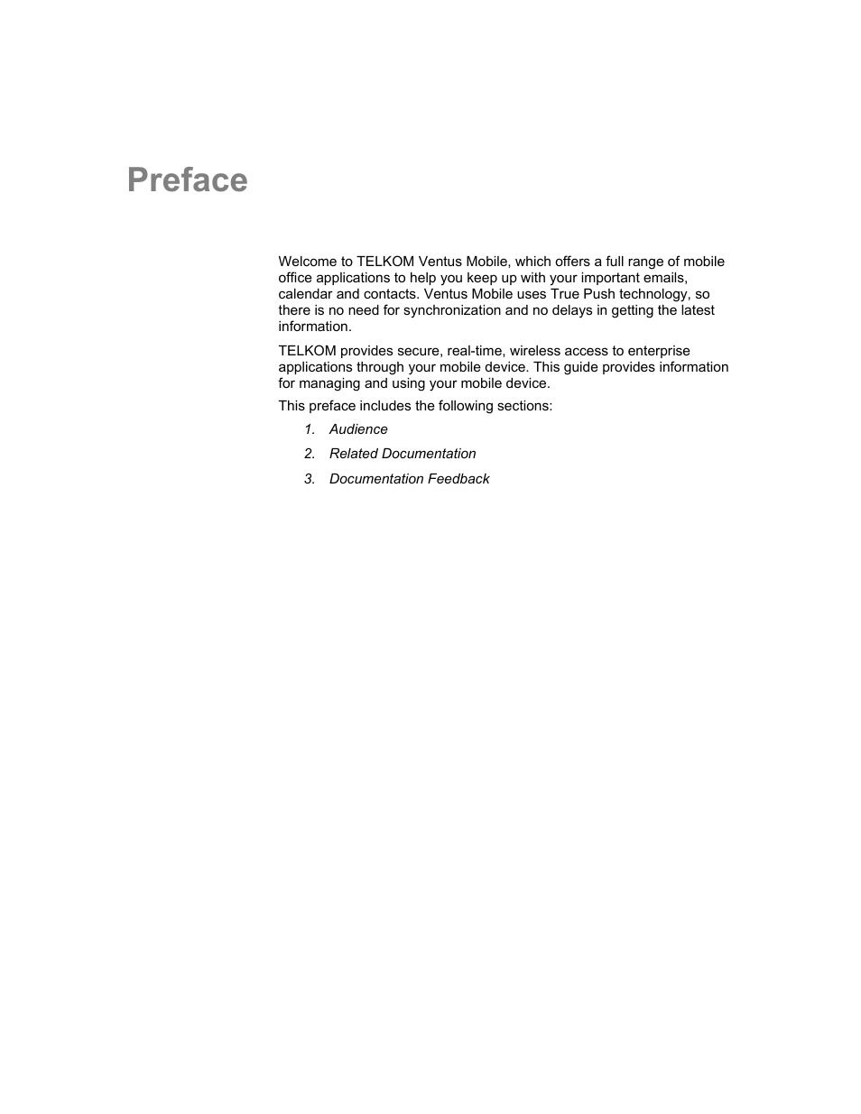Preface | Nokia Windows Mobile Pocket PC User Manual | Page 5 / 31