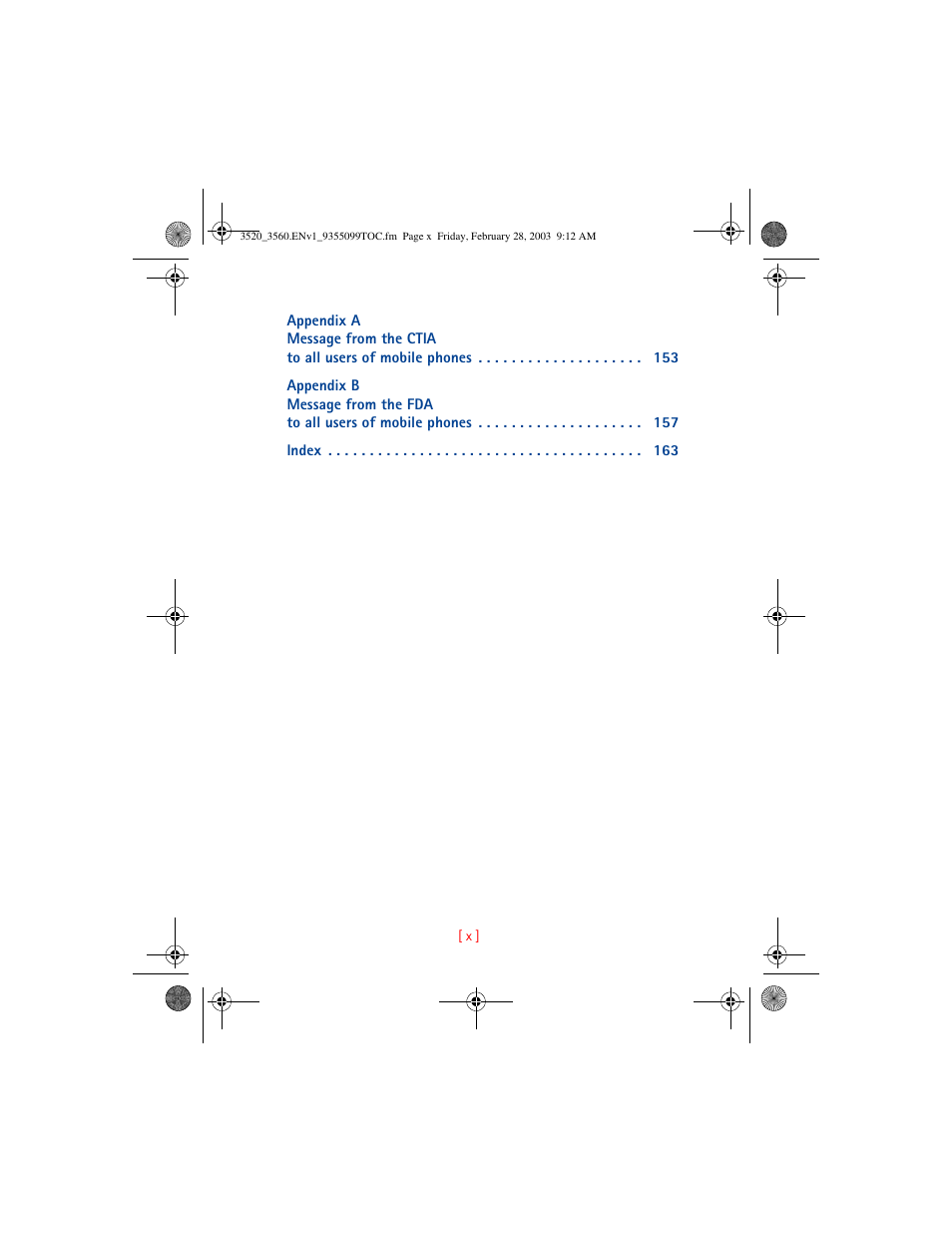 Nokia 3520 User Manual | Page 10 / 184