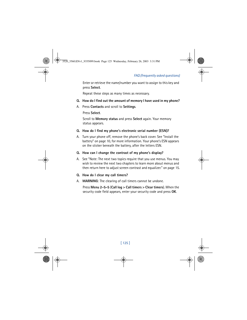 Nokia 3520 User Manual | Page 135 / 184