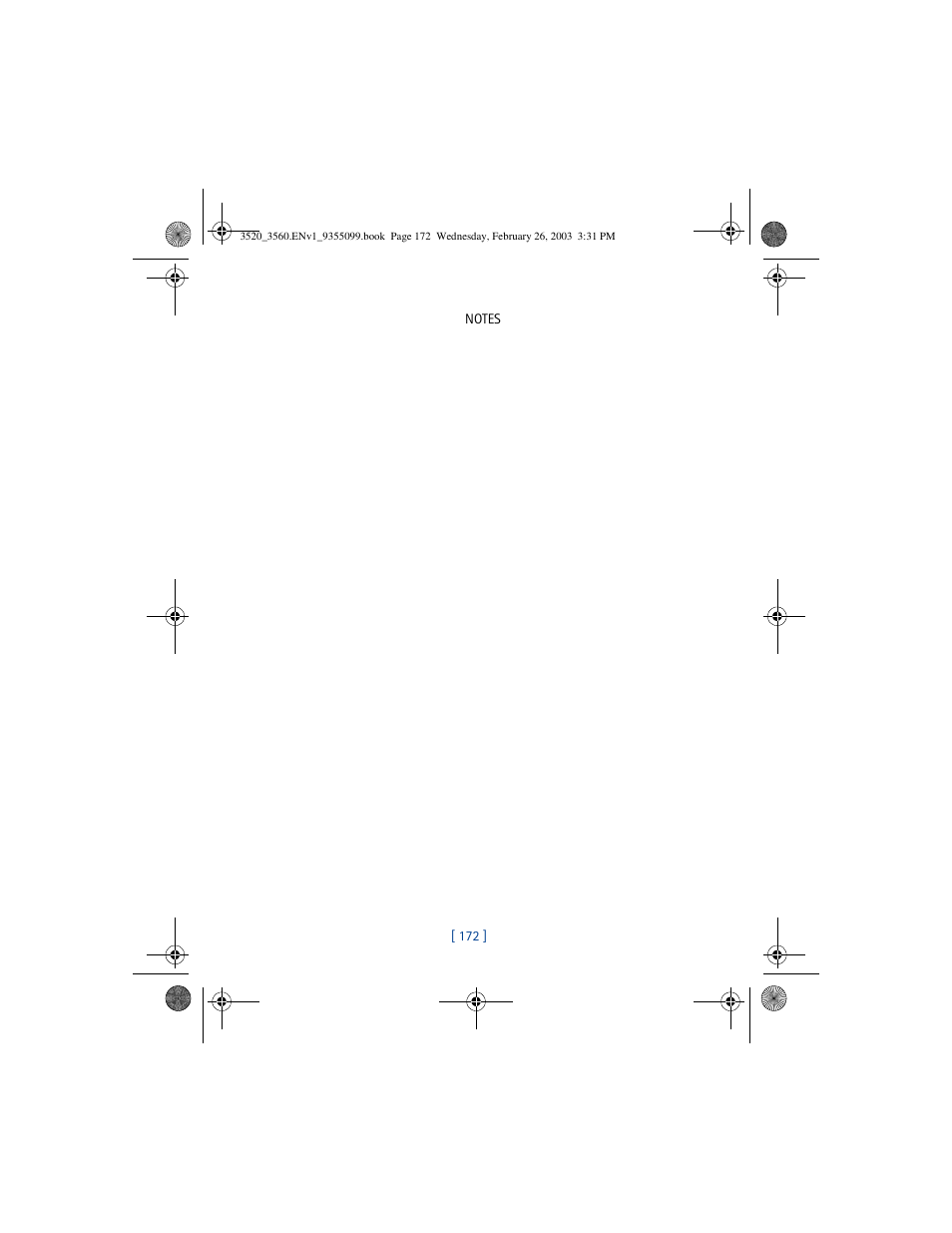 Nokia 3520 User Manual | Page 182 / 184