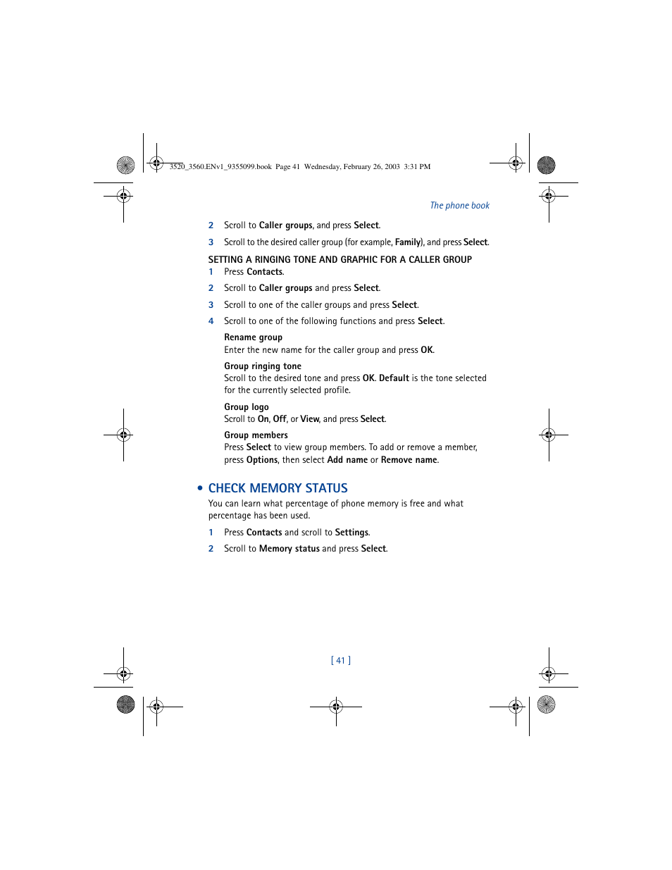 Nokia 3520 User Manual | Page 51 / 184