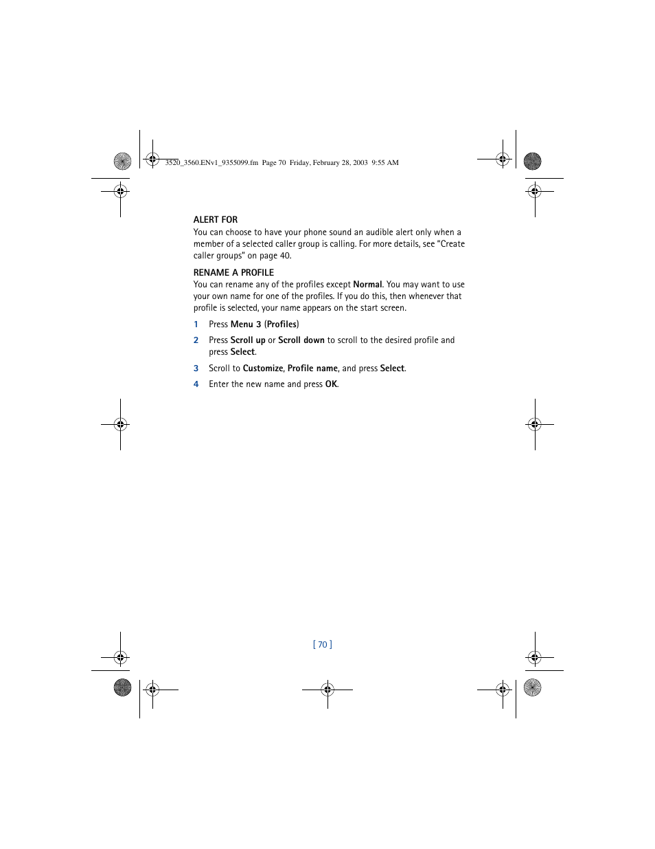 Nokia 3520 User Manual | Page 80 / 184