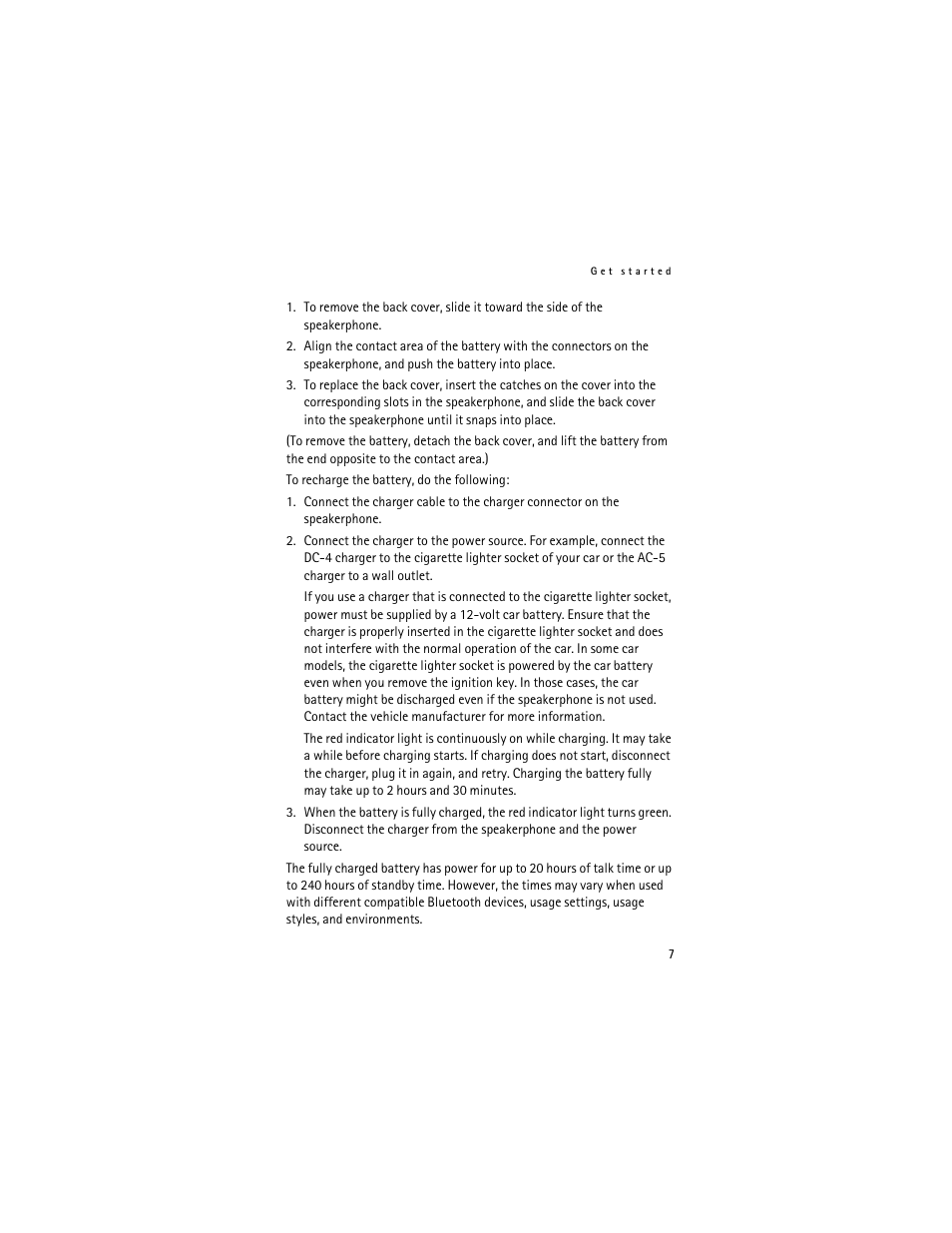 Nokia HF-300 User Manual | Page 7 / 17