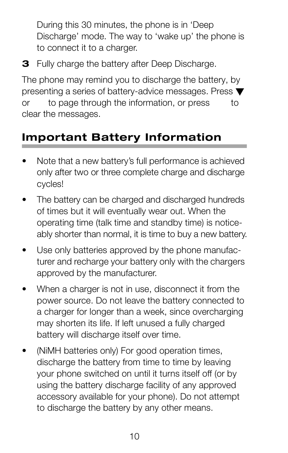 Important battery information | Nokia 252C User Manual | Page 17 / 103
