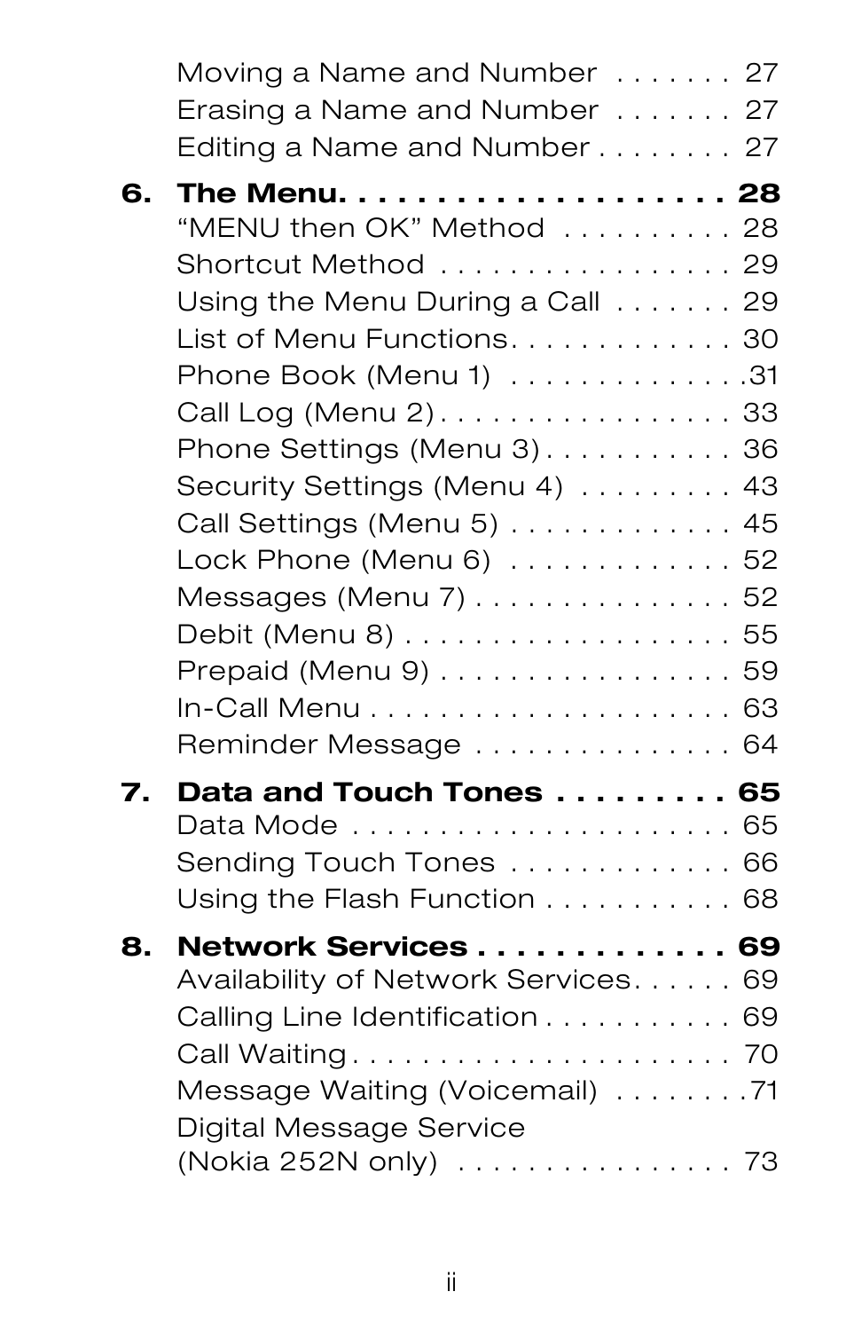 Nokia 252C User Manual | Page 6 / 103