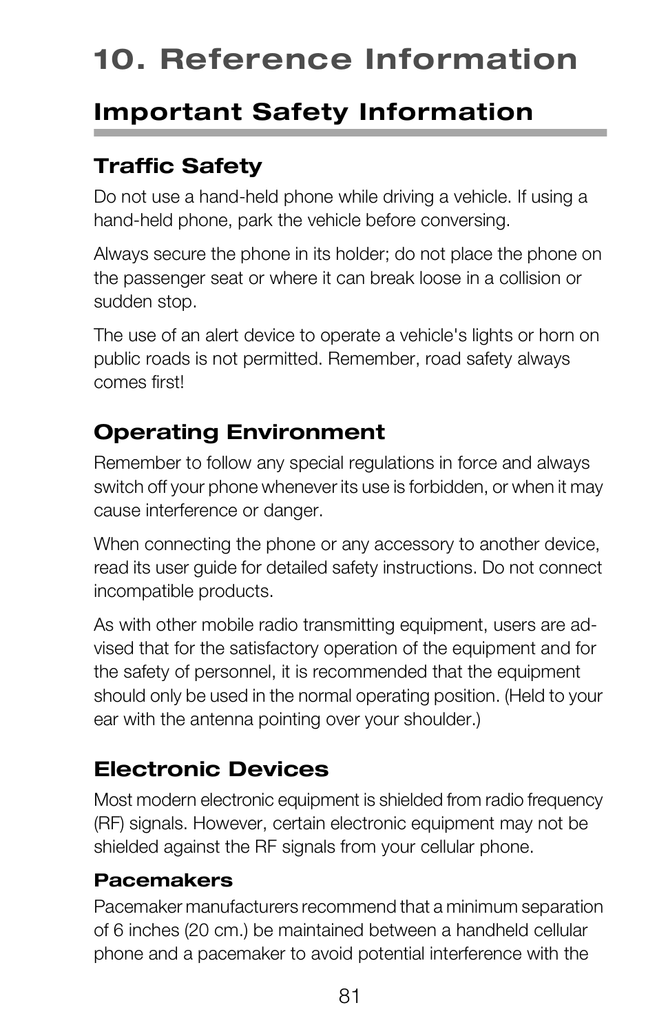 Reference information, Important safety information | Nokia 252C User Manual | Page 88 / 103