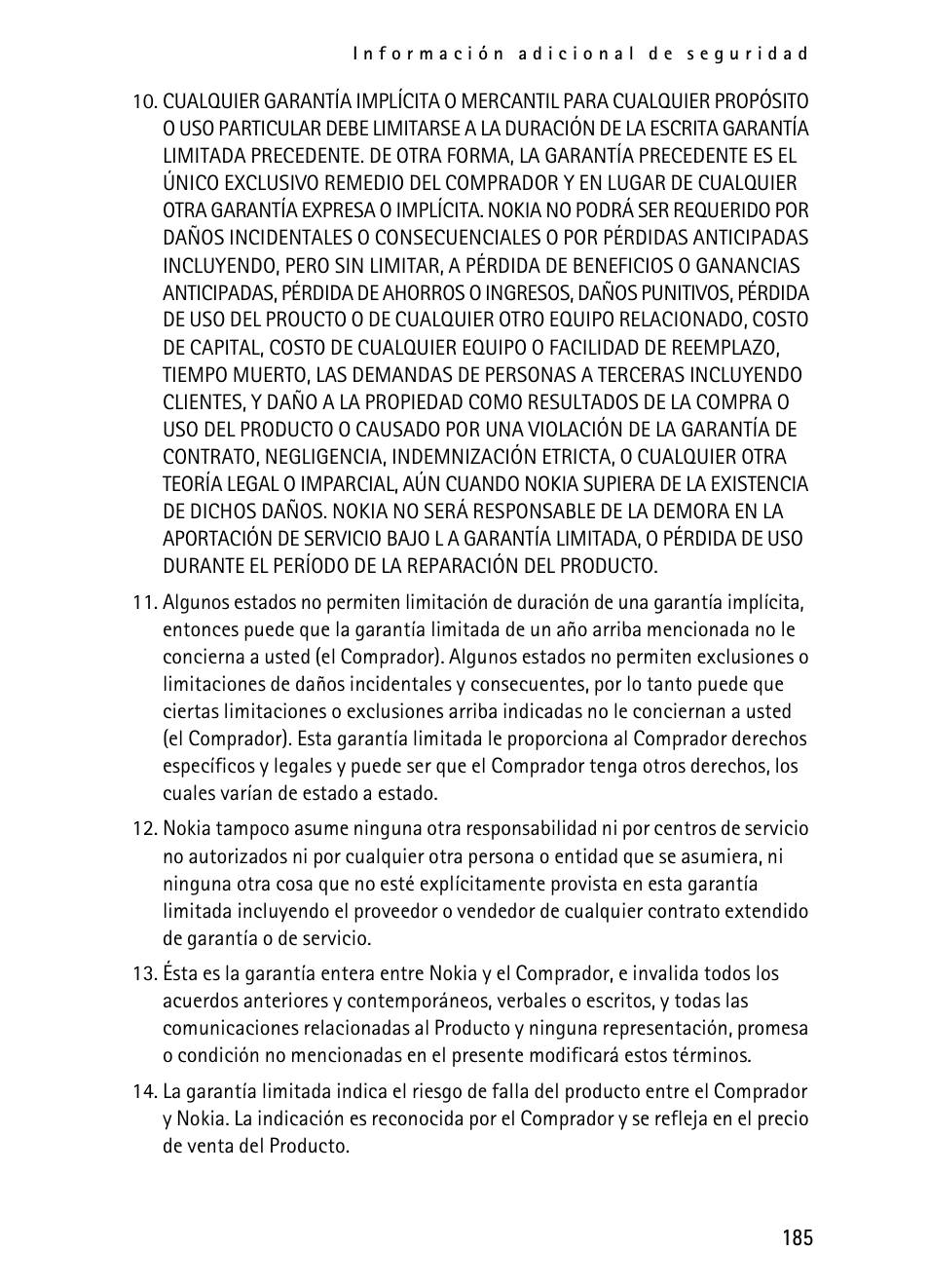 Nokia 2116i User Manual | Page 186 / 201
