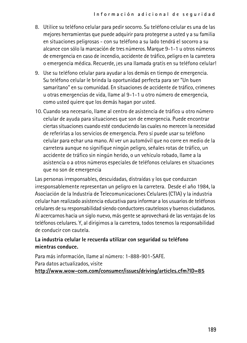 Nokia 2116i User Manual | Page 190 / 201