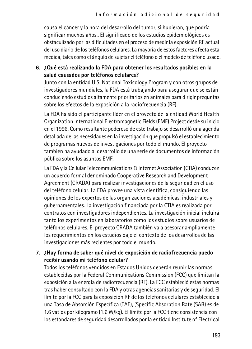 Nokia 2116i User Manual | Page 194 / 201