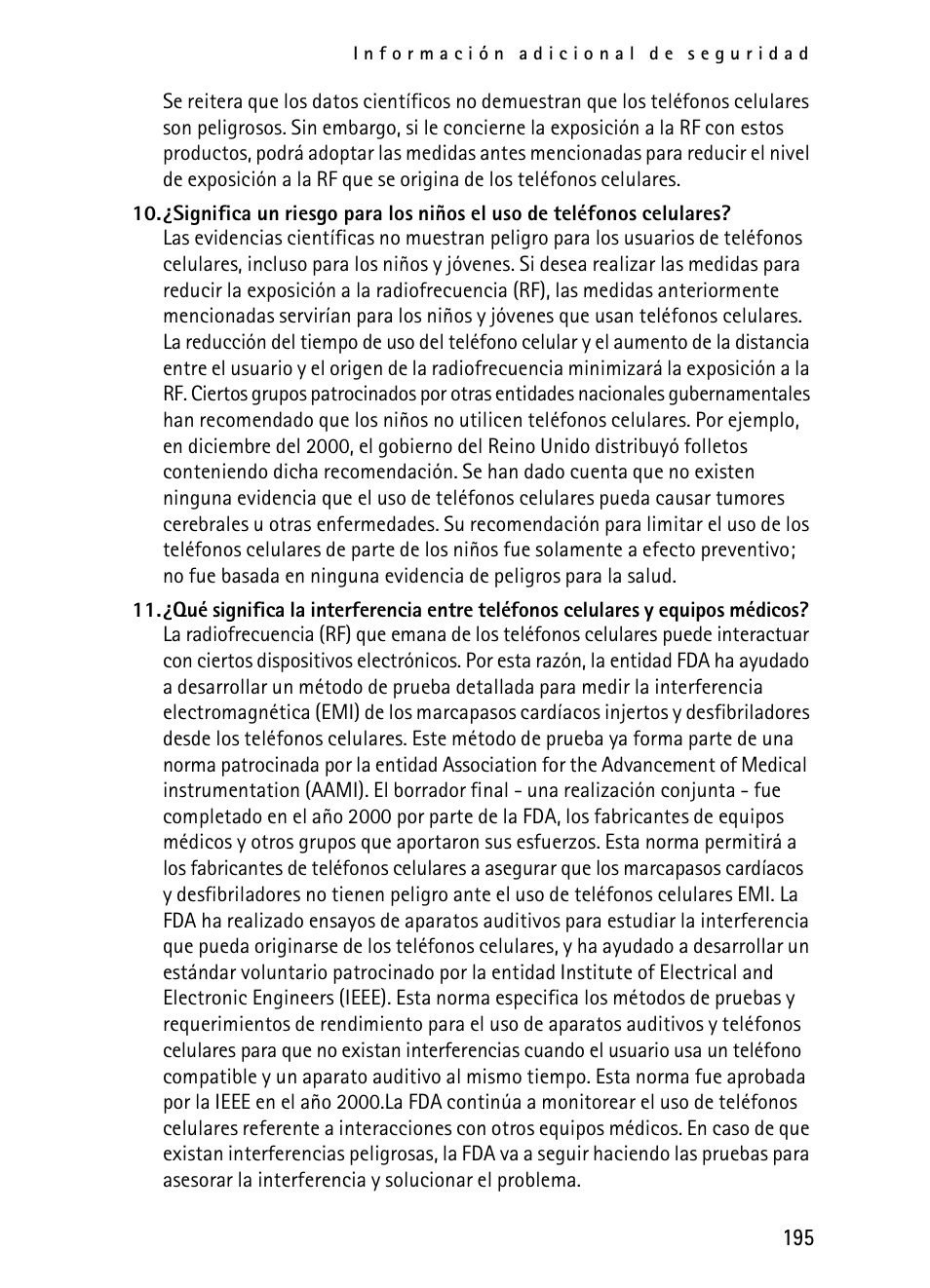 Nokia 2116i User Manual | Page 196 / 201