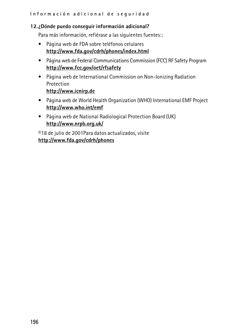 Nokia 2116i User Manual | Page 197 / 201