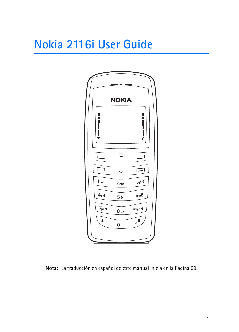 Nokia 2116i user guide | Nokia 2116i User Manual | Page 2 / 201