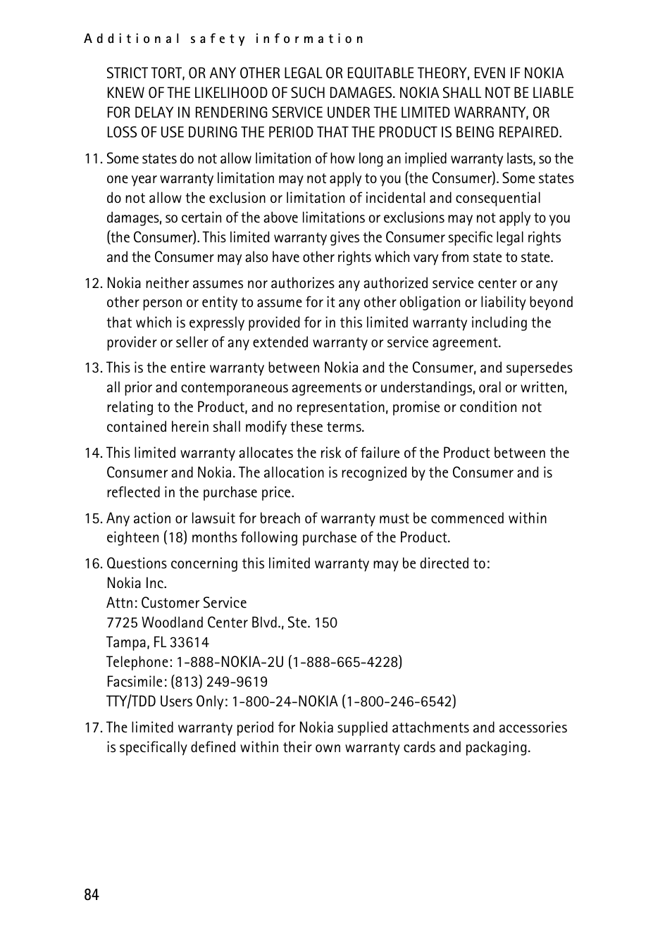 Nokia 2116i User Manual | Page 85 / 201