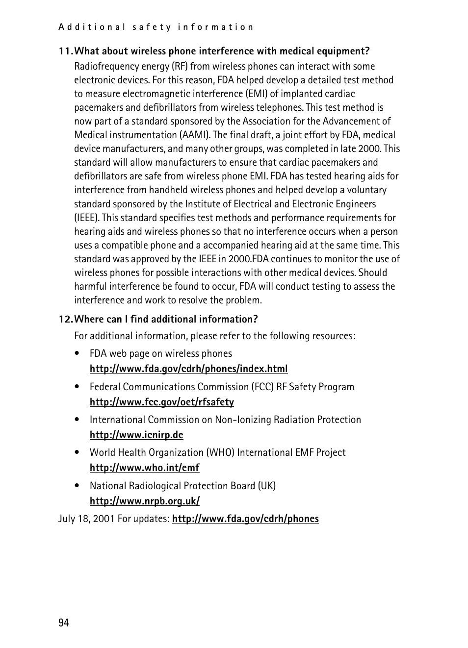 Nokia 2116i User Manual | Page 95 / 201
