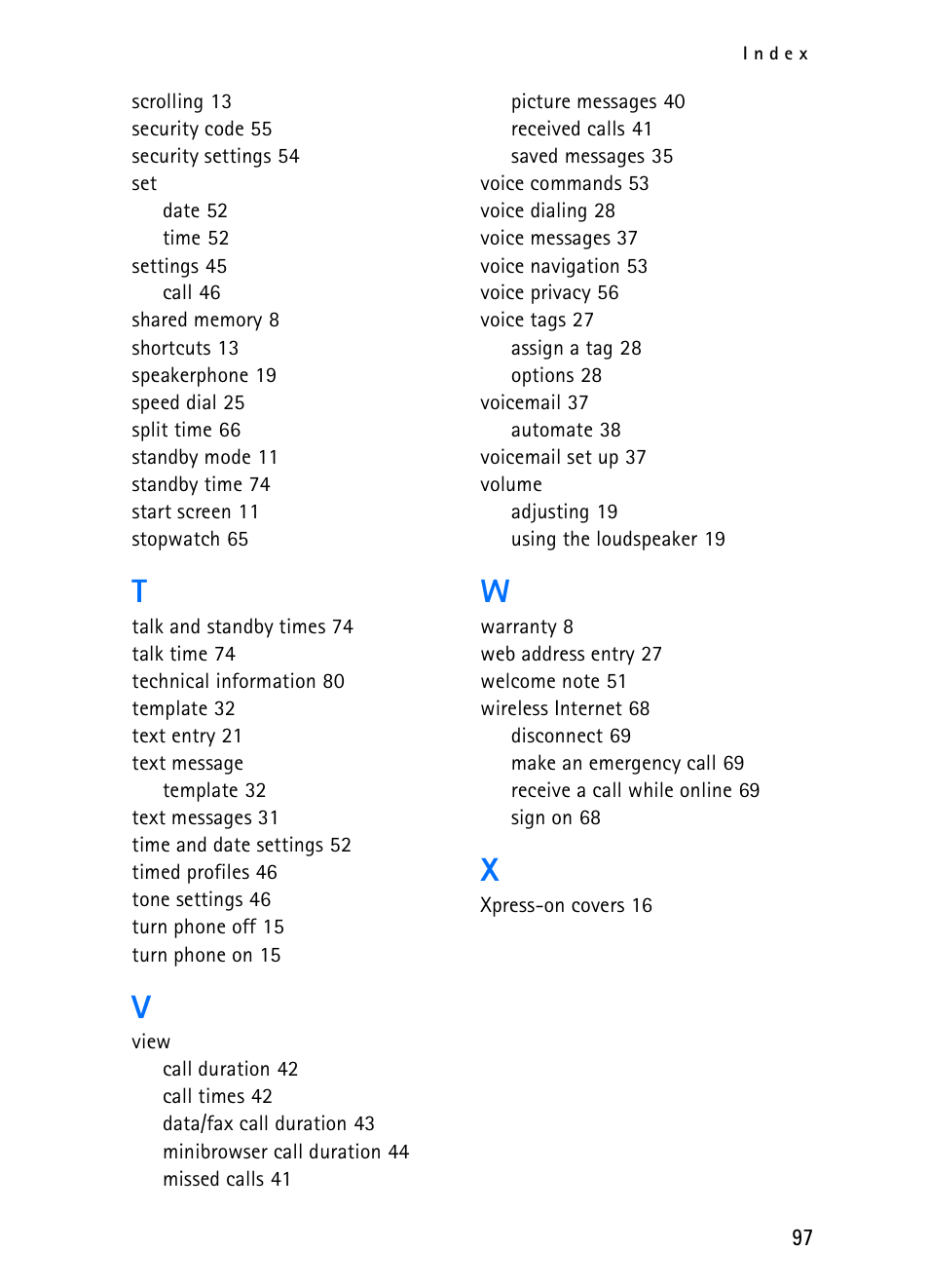 Nokia 2116i User Manual | Page 98 / 201