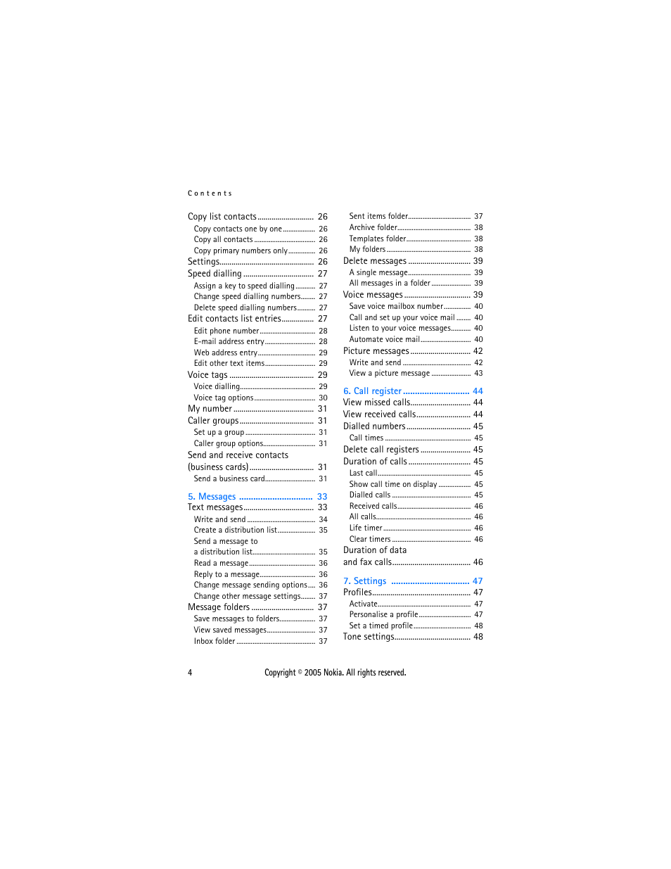 Nokia 2116 User Manual | Page 4 / 87