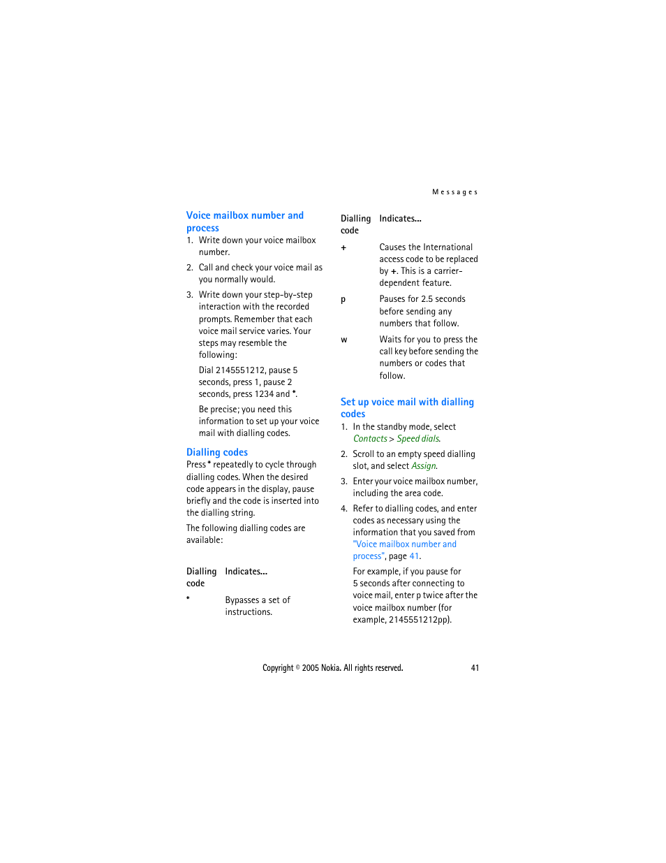 Nokia 2116 User Manual | Page 41 / 87