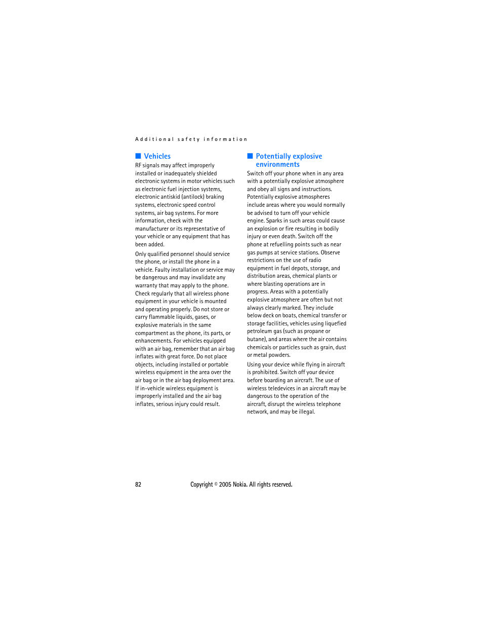 Nokia 2116 User Manual | Page 82 / 87