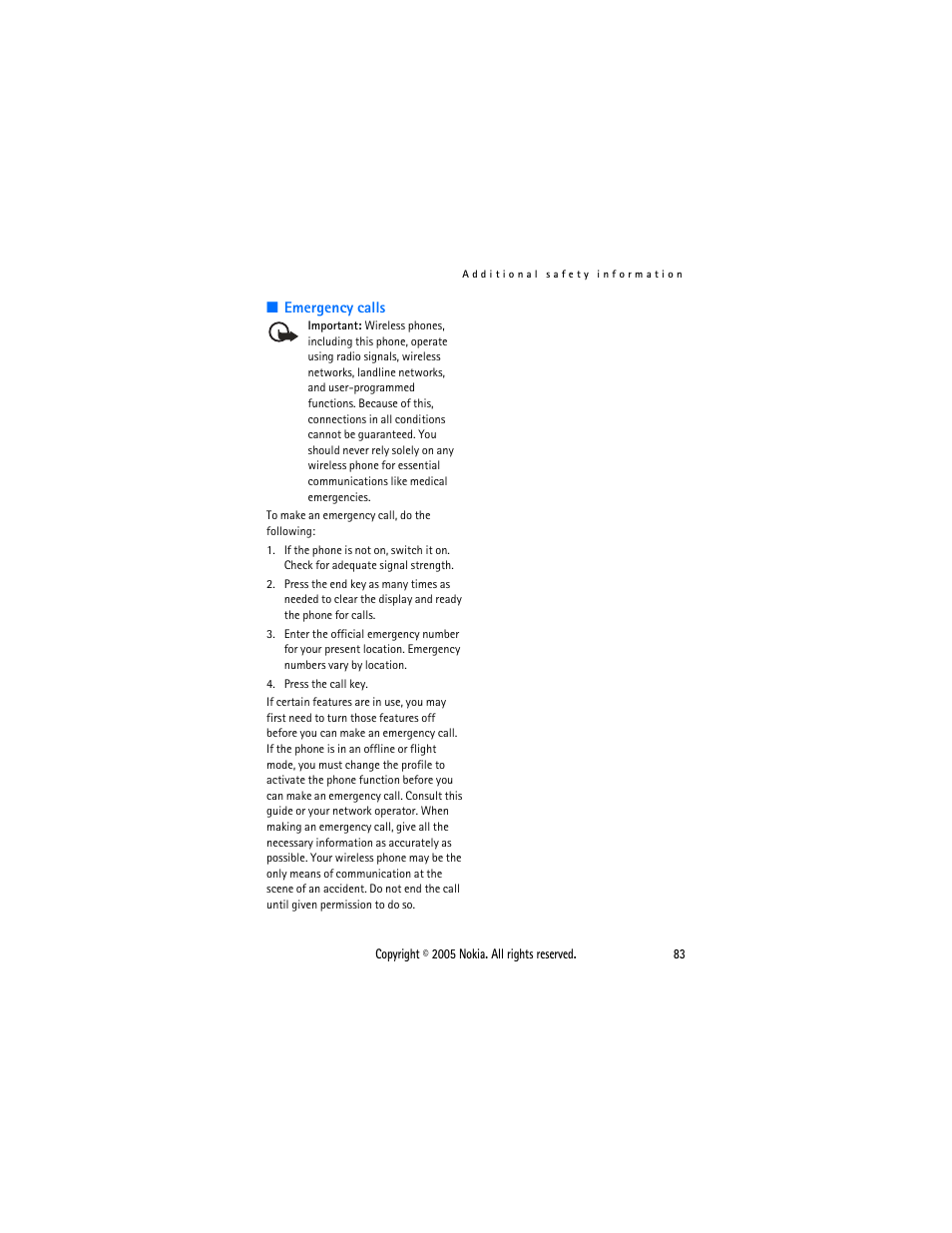 Nokia 2116 User Manual | Page 83 / 87