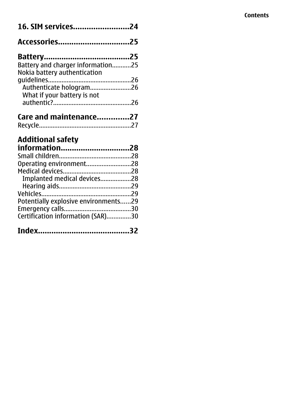 Nokia 2323 classic User Manual | Page 5 / 33