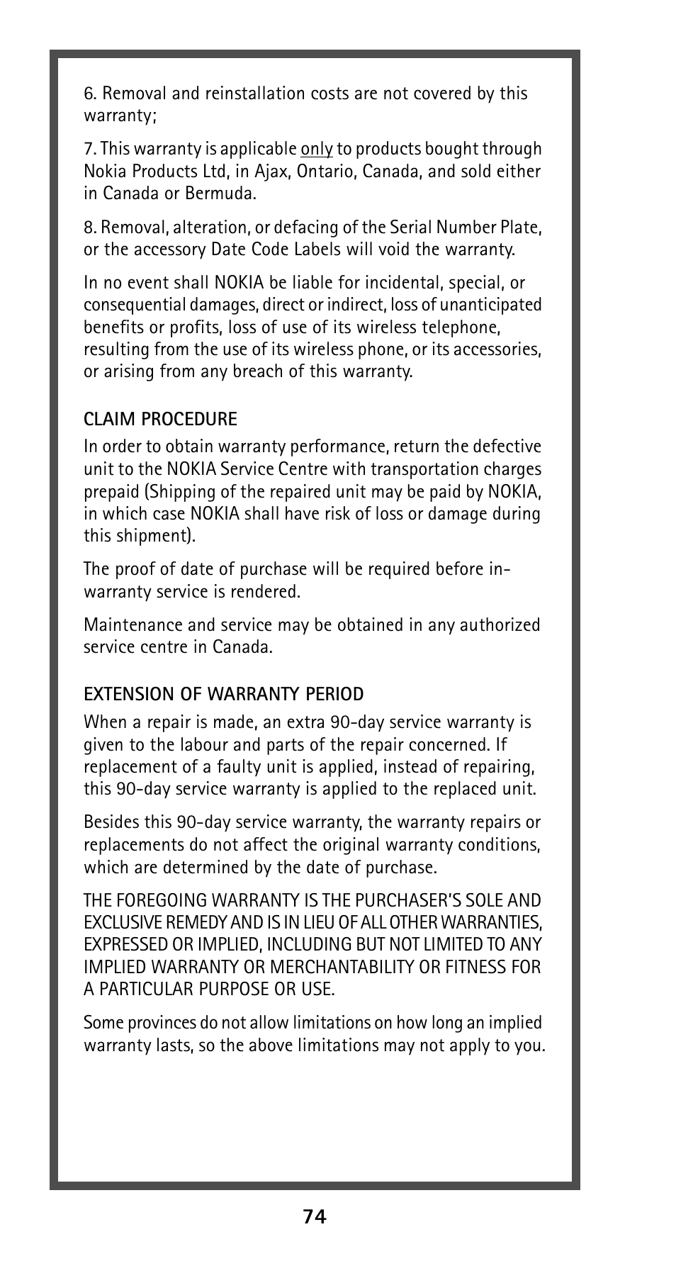 Nokia 5125 User Manual | Page 81 / 89