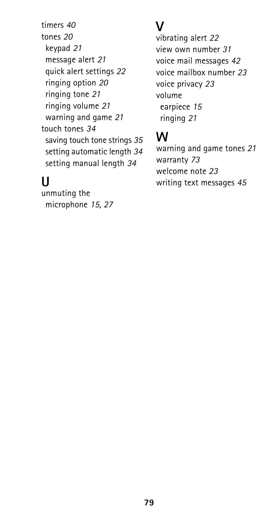 Nokia 5125 User Manual | Page 86 / 89