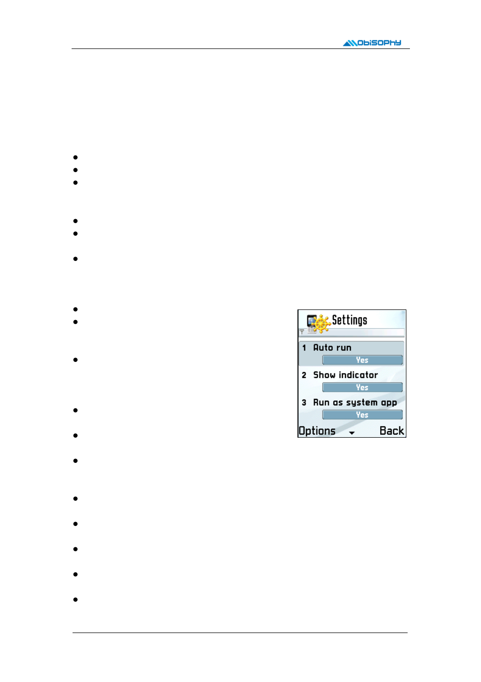 Main view, 1 menu of main view, 2 global parameters settings | Nokia PhonePilot for S60 User Manual | Page 4 / 17