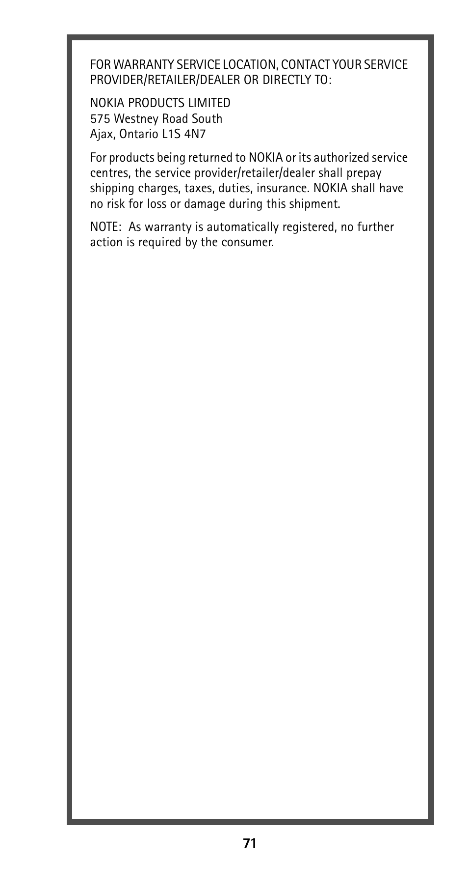 Nokia 5160i User Manual | Page 78 / 81