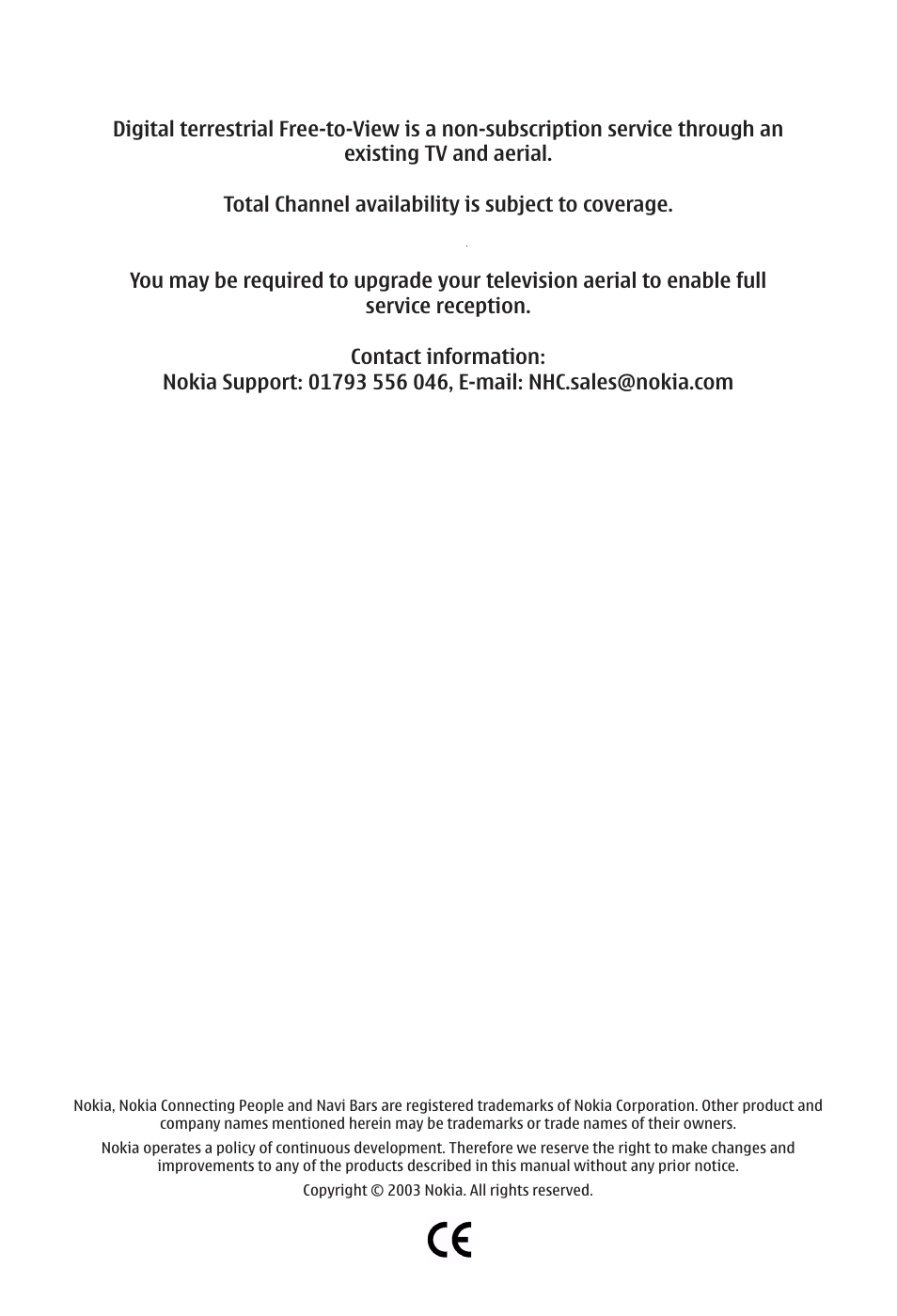 Nokia 121 T User Manual | Page 2 / 24