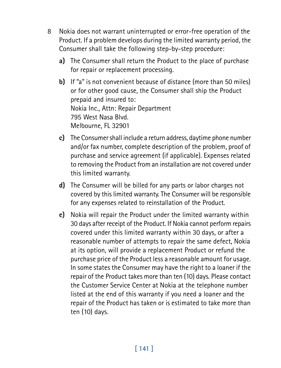 Nokia 3390 User Manual | Page 154 / 161