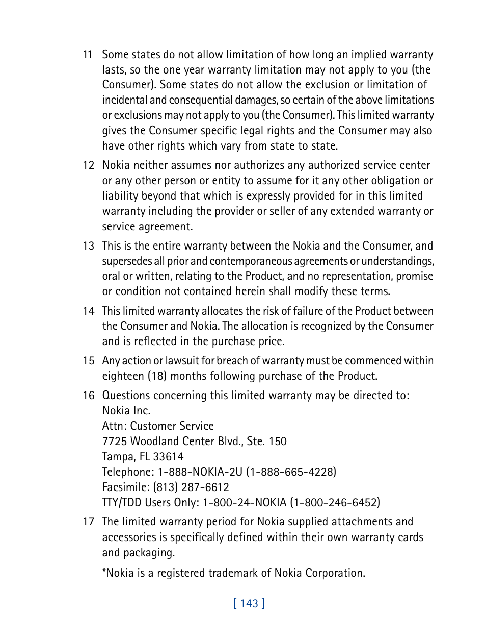 Nokia 3390 User Manual | Page 156 / 161