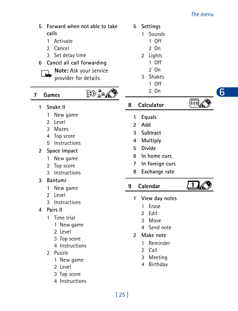 Nokia 3390 User Manual | Page 38 / 161