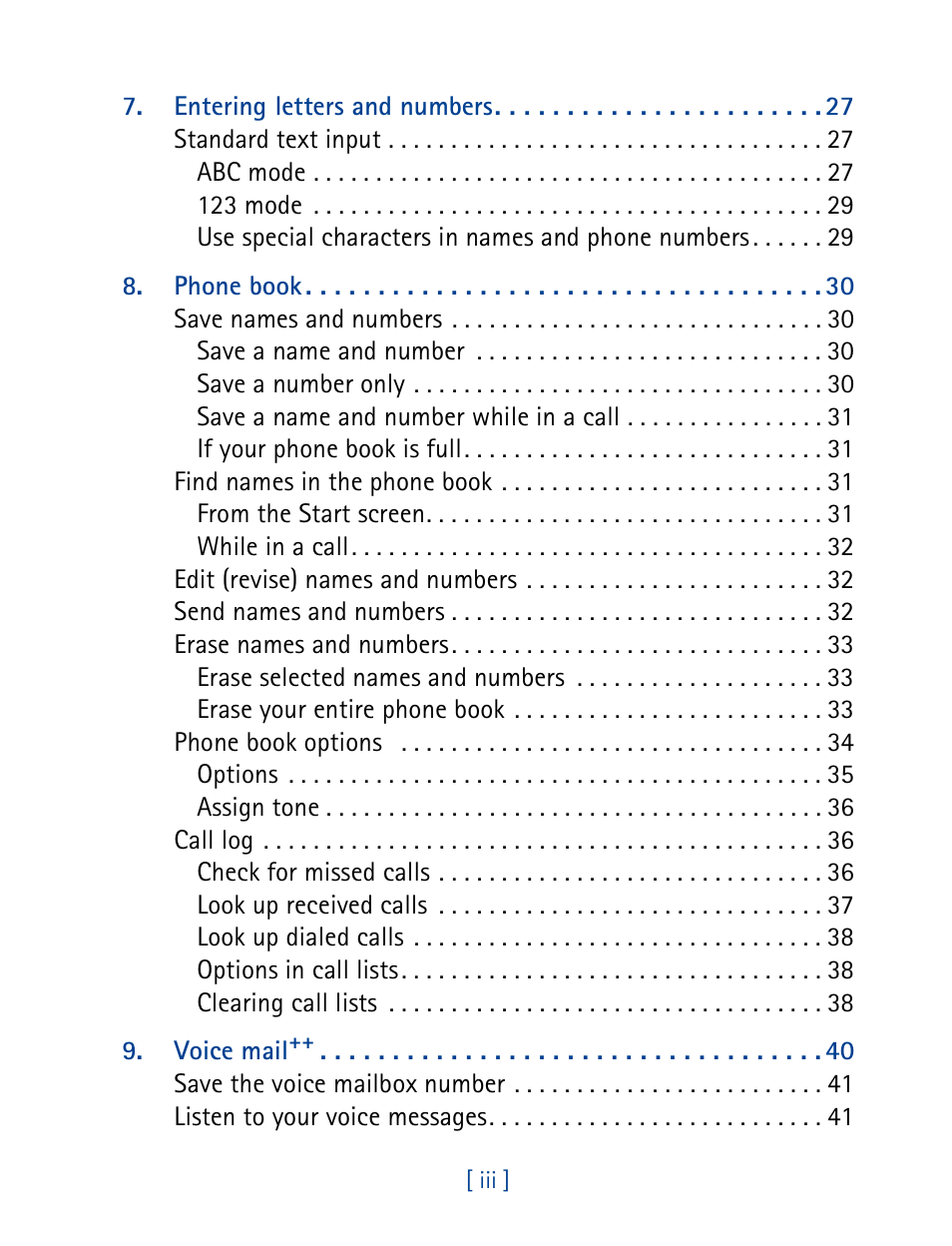 Nokia 3390 User Manual | Page 8 / 161