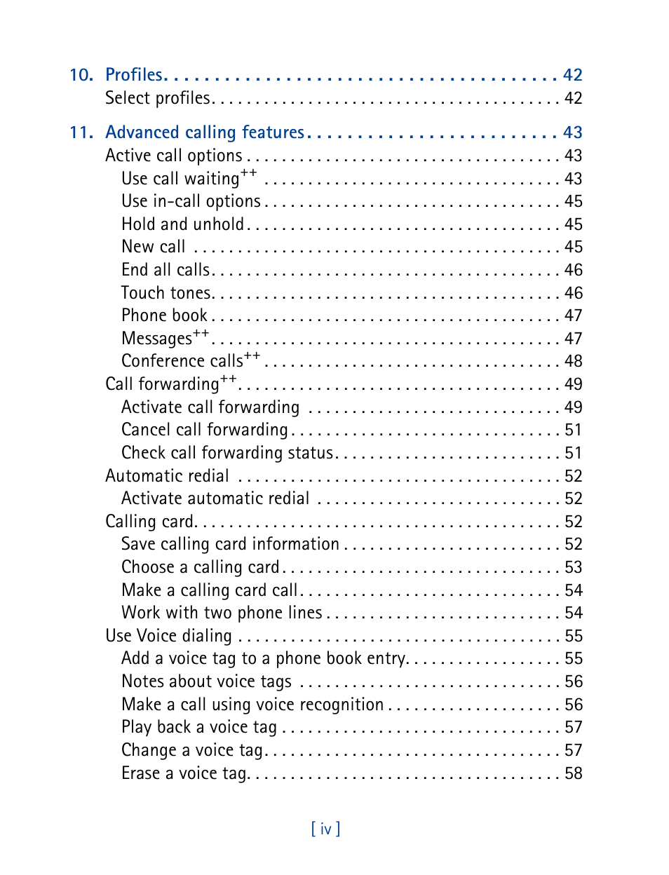 Nokia 3390 User Manual | Page 9 / 161