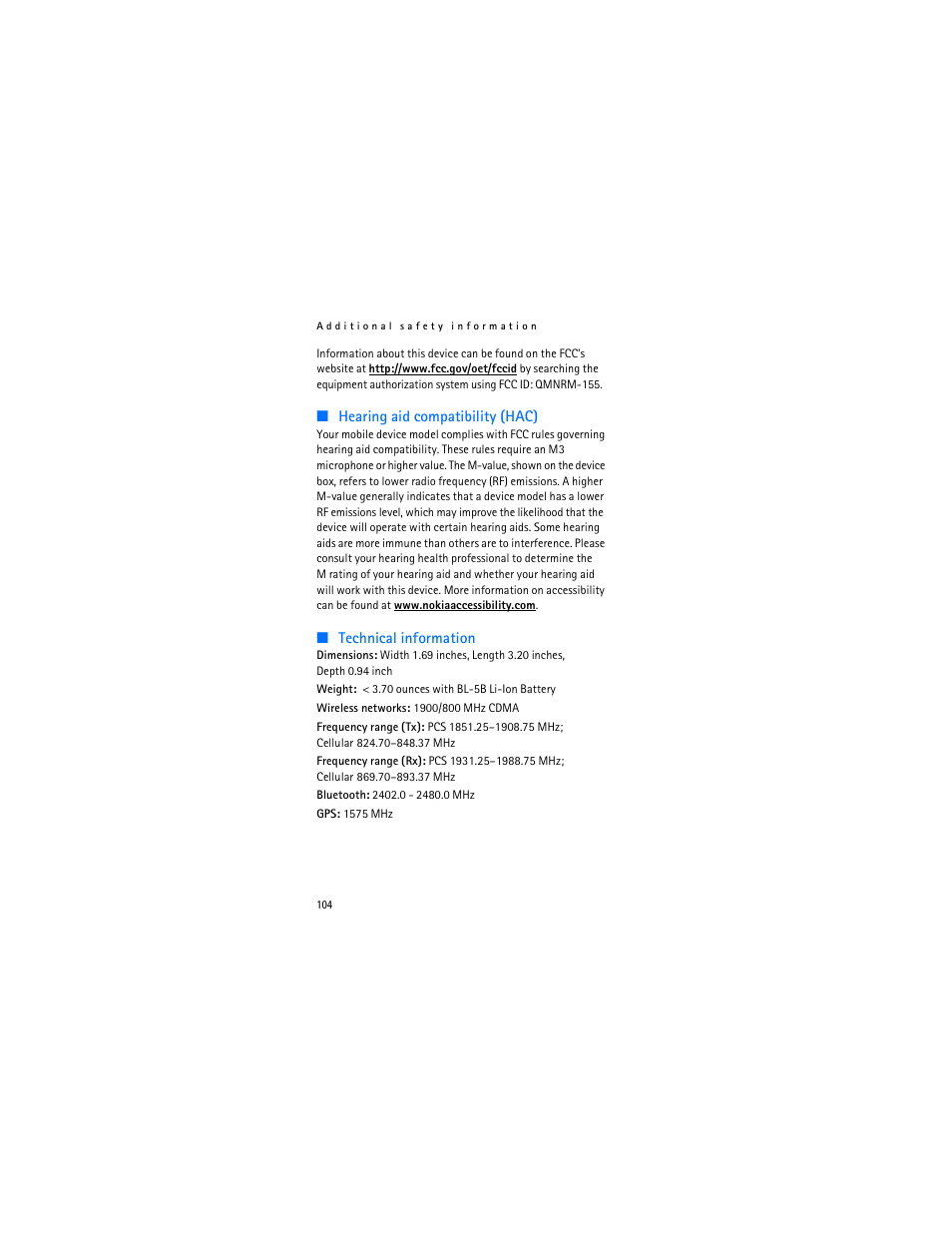 Nokia 2366i User Manual | Page 105 / 113