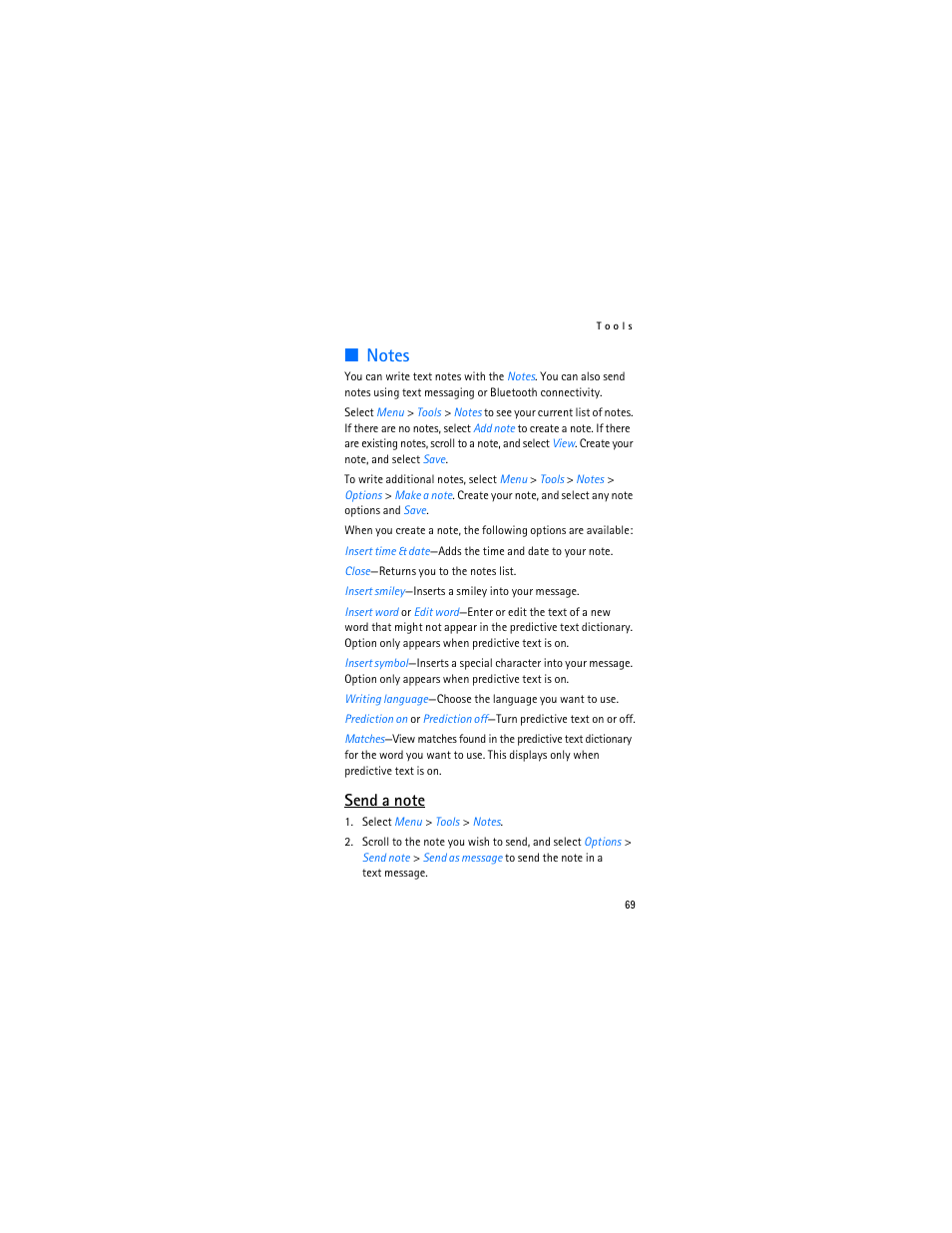 Nokia 2366i User Manual | Page 70 / 113