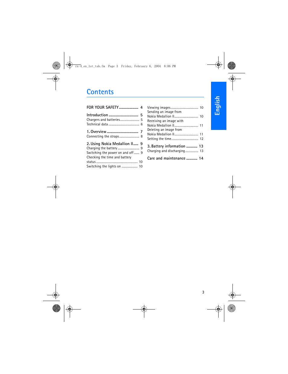 Nokia Medallion II User Manual | Page 3 / 14