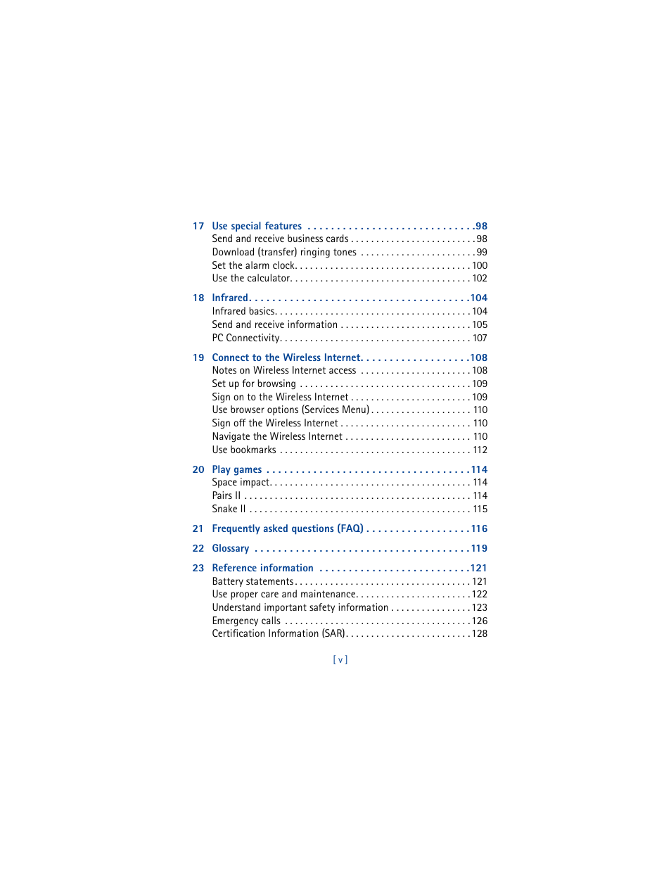 Nokia 3361 User Manual | Page 8 / 174