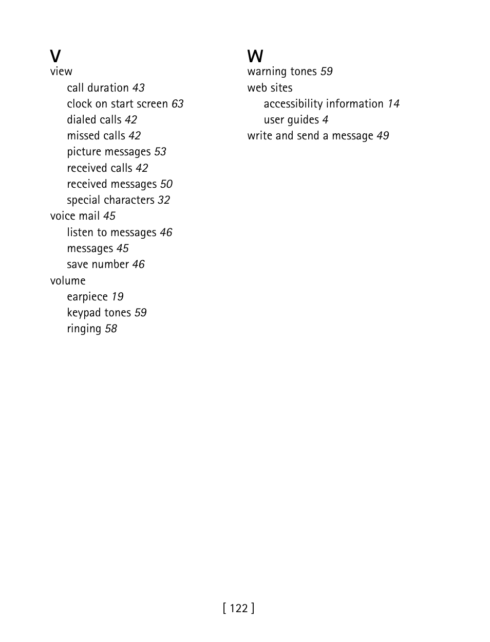 Nokia 1260 User Manual | Page 129 / 129