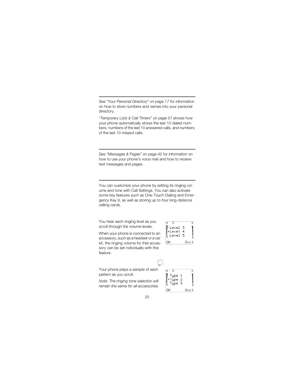 Menu 1, memory functions, Menu 2, messages, Menu 3, call settings | Nokia 2180 User Manual | Page 30 / 77