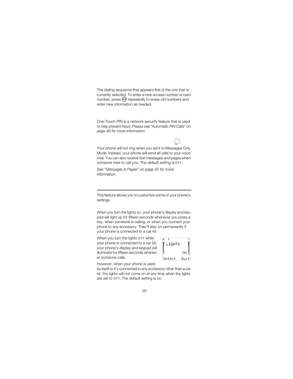 Menu 4, phone settings | Nokia 2180 User Manual | Page 34 / 77