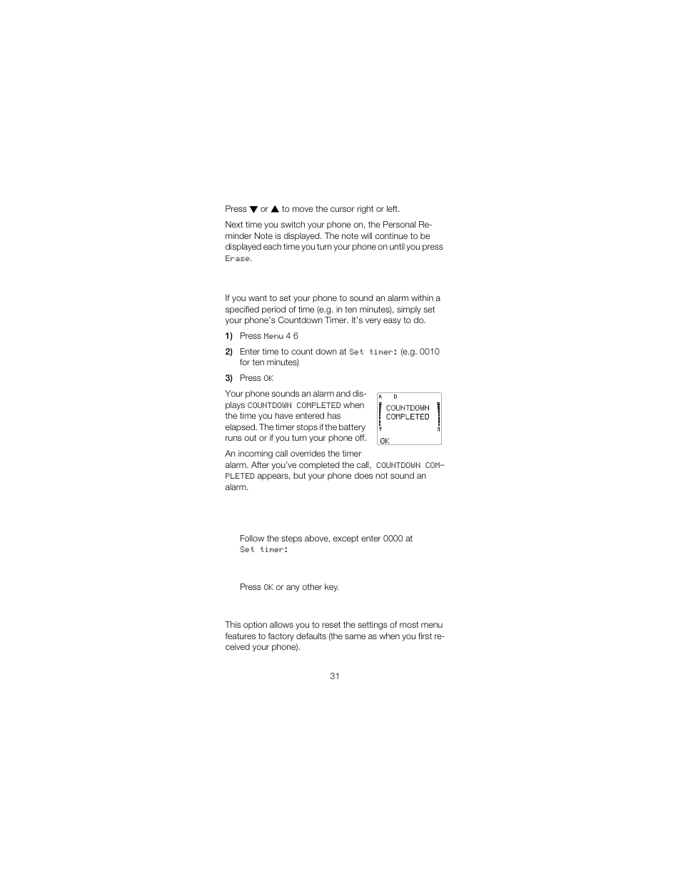 Nokia 2180 User Manual | Page 36 / 77