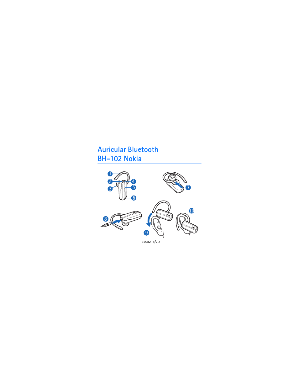 Auricular bluetooth bh-102 nokia | Nokia BH-102 User Manual | Page 11 / 45